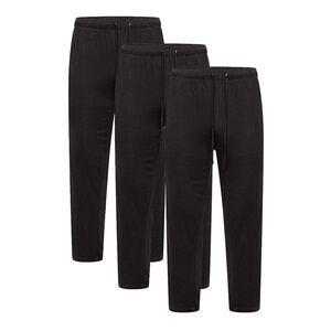Keanu Mens Lounge Pants (Pack of 3) / Black